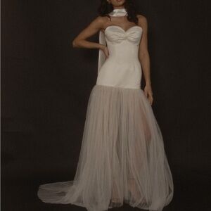 Wedding engagement bridal dress